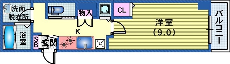 キッチンとなりに冷蔵庫設置できます