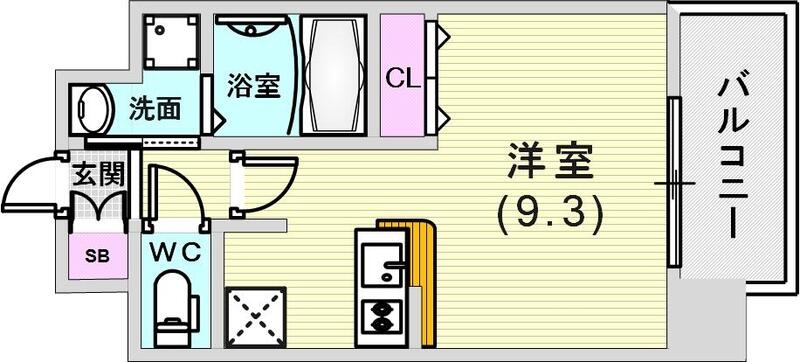 ゆったりした間取りです