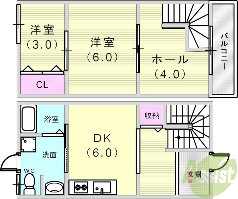 室内フル改装でとっても綺麗です!