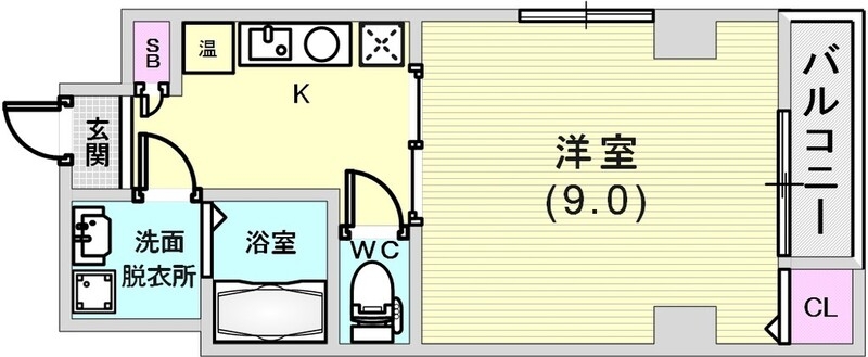 ワンフロア1戸住宅です
