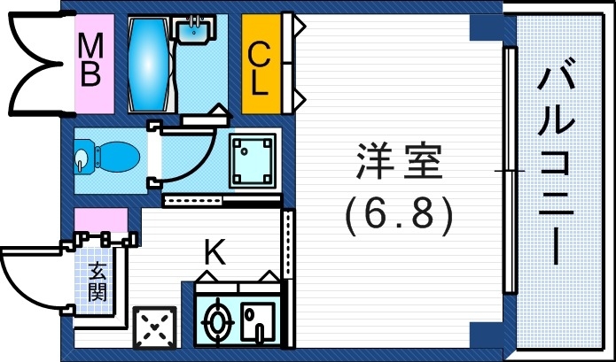 4階の間取り図