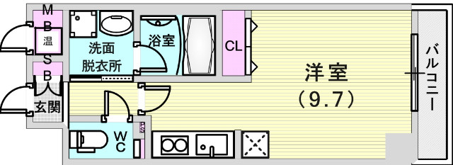 使いやすい間取りです。