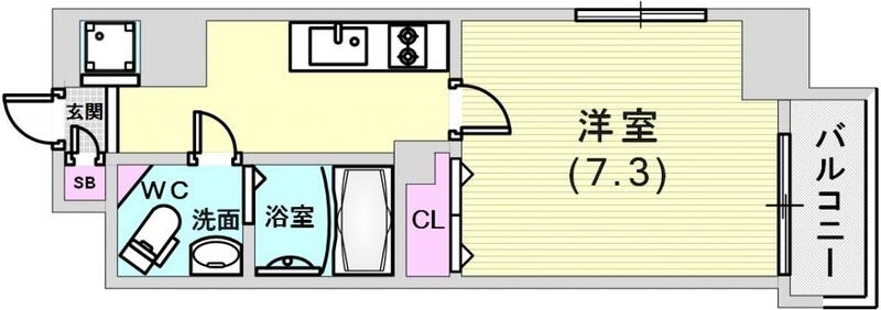 9階の間取り図