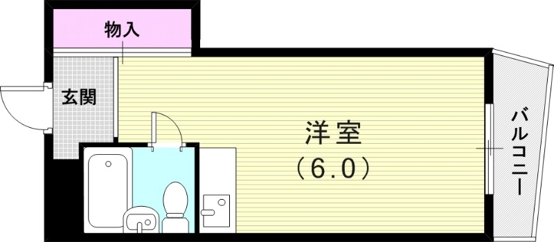 シンプルな間取りです。