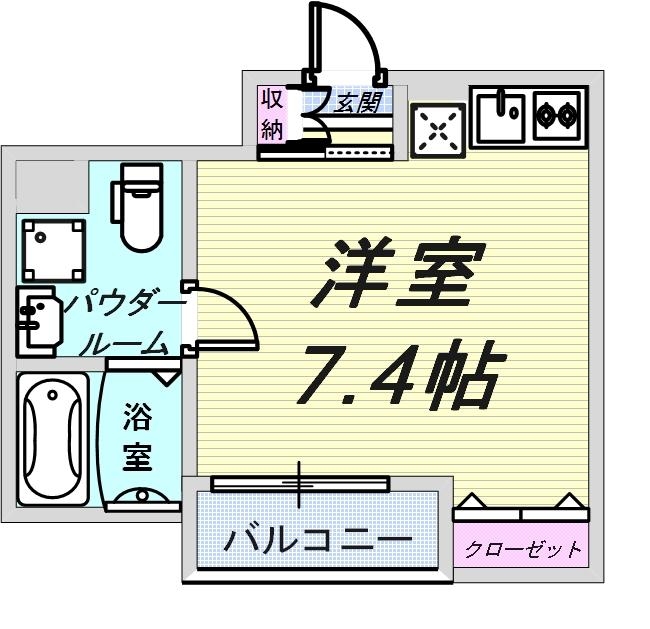 2階の間取り図