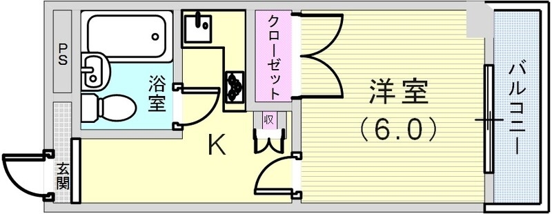 4階の間取り図