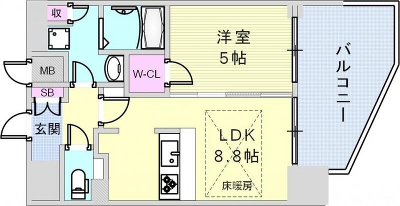 人気の１LDKです！