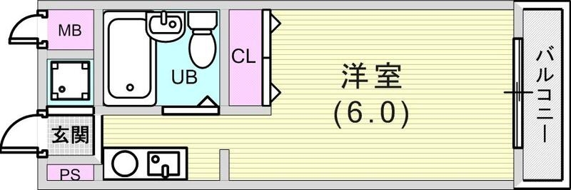 シンプルな間取りです