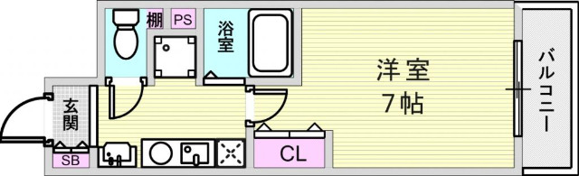 1Ｋ（21.1平米）IHコンロ・モニターホン・ペット可・収納