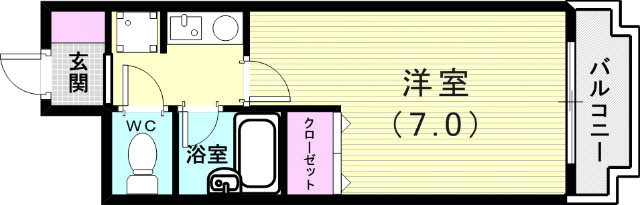 4階の間取り図