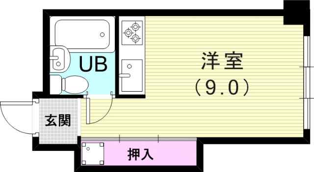 1R（25.27平米）モニターホン・システムキッチン・収納