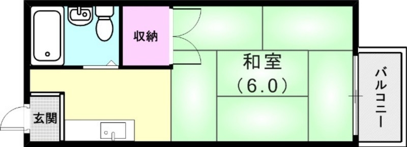 2階の間取り図