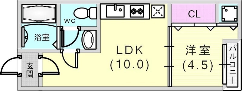使いやすい間取りです。