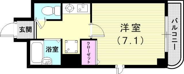 4階の間取り図