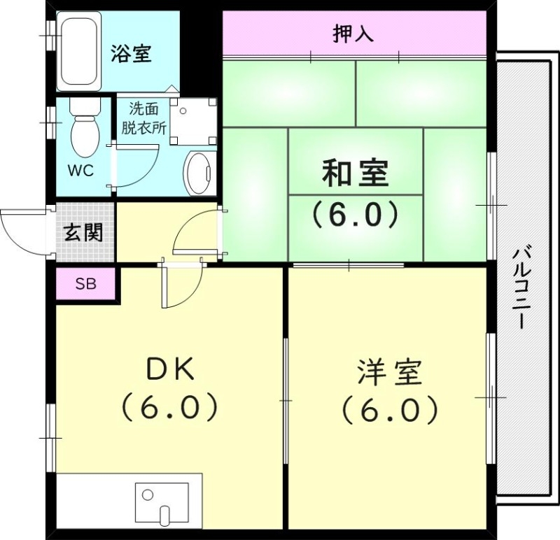 1階の間取り図