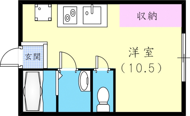 2階の間取り図