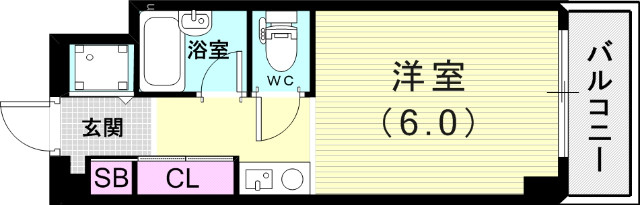 4階の間取り図