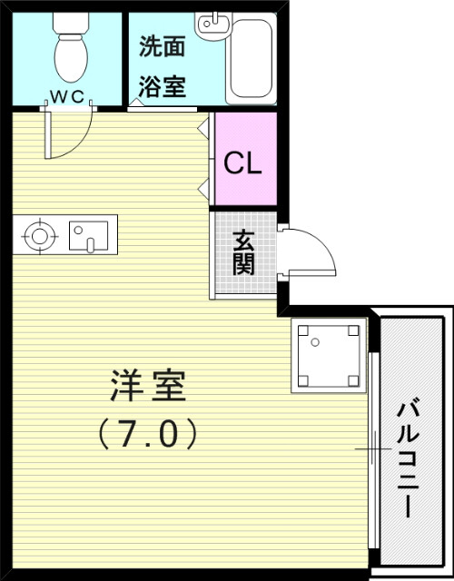 3階の間取り図
