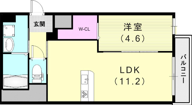 4階の間取り図