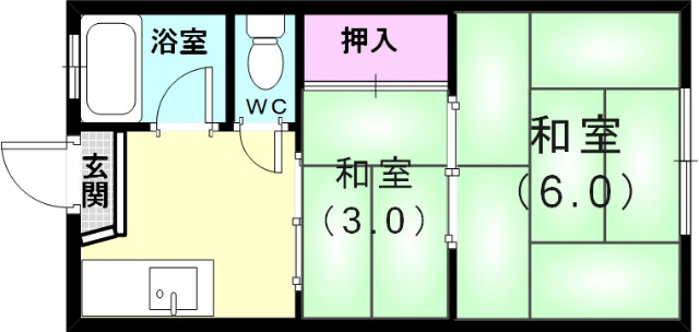 1階の間取り図