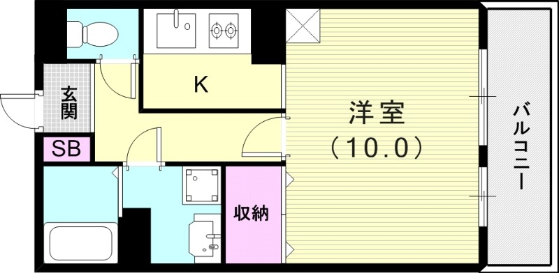 1階の間取り図
