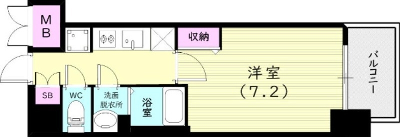 5階の間取り図