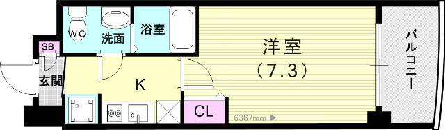 2階の間取り図