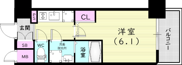 3階の間取り図