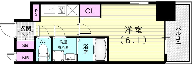 5階の間取り図