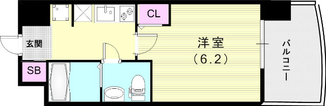 8階の間取り図