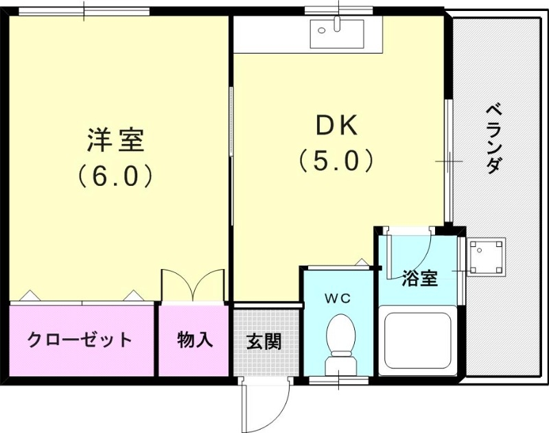 2階の間取り図