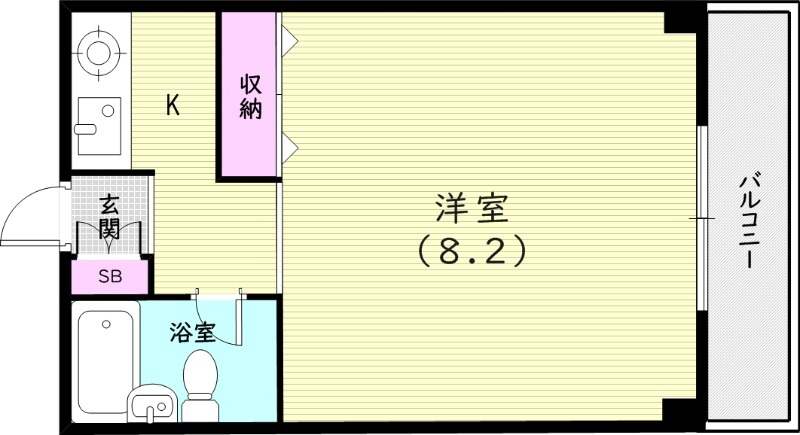 2階の間取り図