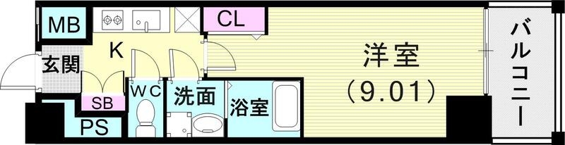 3階の間取り図