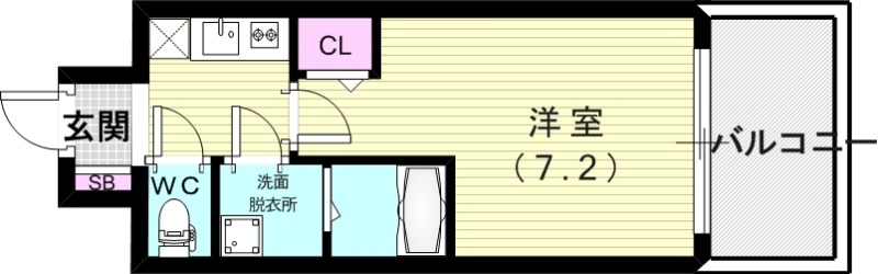 5階の間取り図