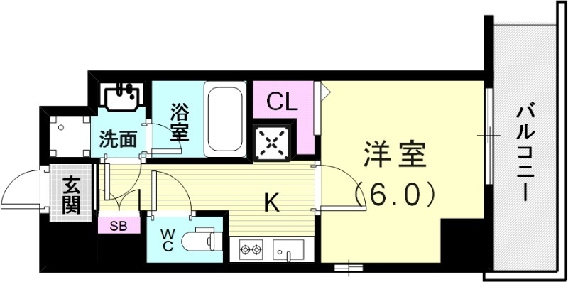 9階の間取り図