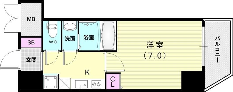 9階の間取り図