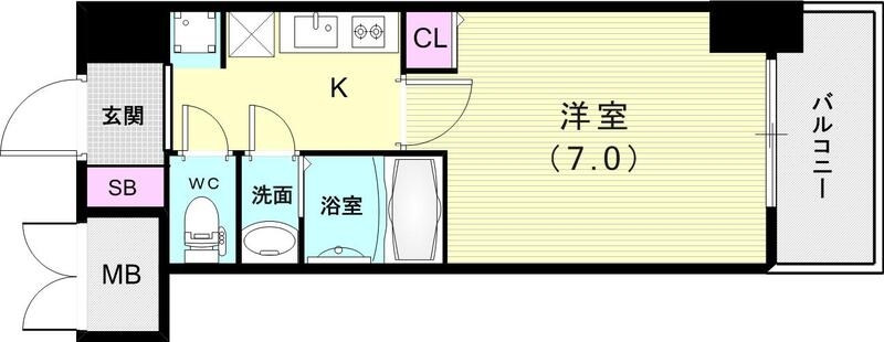 5階の間取り図