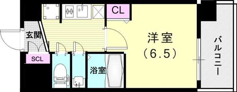 4階の間取り図