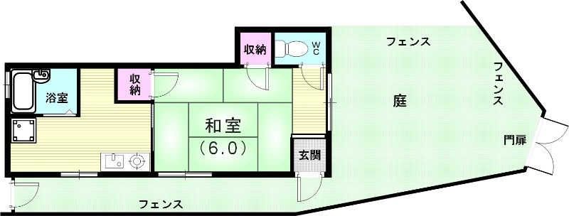 1階の間取り図