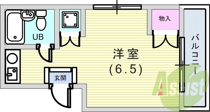 2階の間取り図