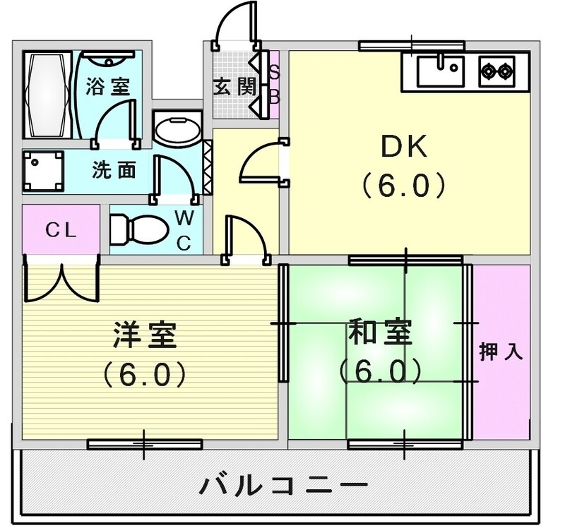使いやすい間取です。