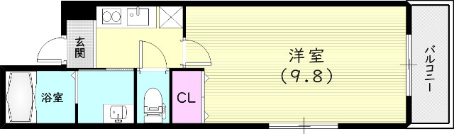 1階の間取り図