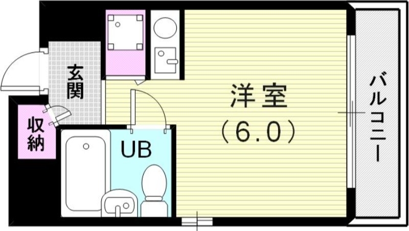 8階の間取り図