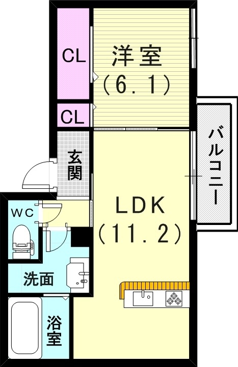 1階の間取り図