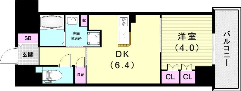 9階の間取り図
