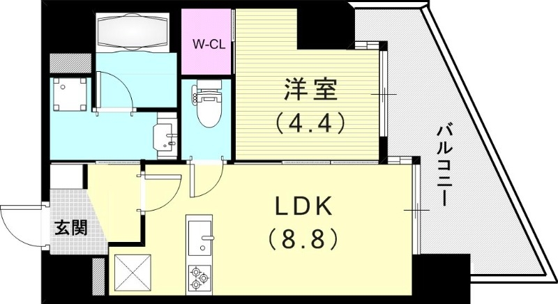 部屋ごとに色味変わります。