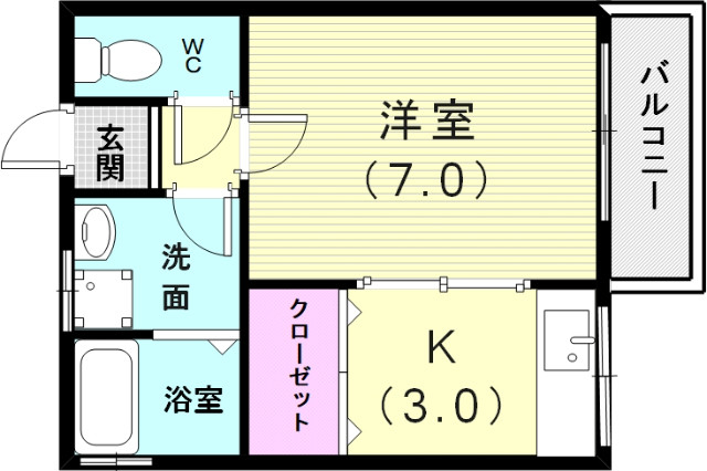 1階の間取り図