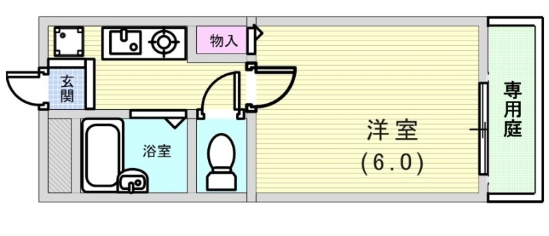 1階の間取り図