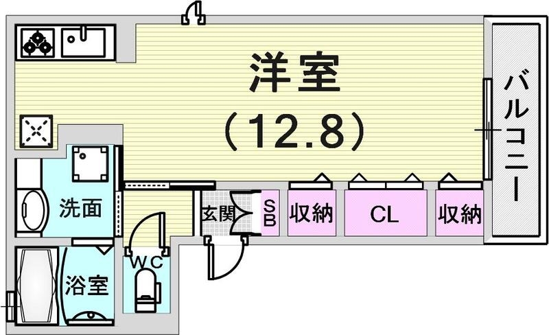 広々としたお部屋です。