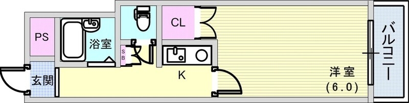 1K（２２．０平米）オートロック・インターネット使用料無料